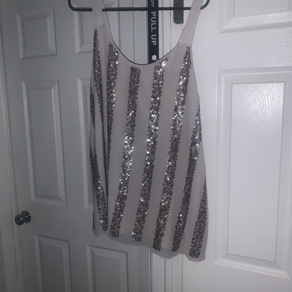 Maternity sleeveless woven Sequin detail
